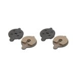 Kit mit 4 Bremsbelägen für Elektro-Scooter, kompatibel mit Direktmontagesystem