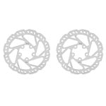 Disque de frein pour trottinette électrique 135mm inox ventilé pack x2