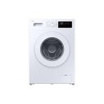Máquina de lavar roupa Samsung WW70FG3M05TWEC 7 kg, carregamento frontal, 1400 rpm, classe A, branca, digital, inversor, WiFi, vapor