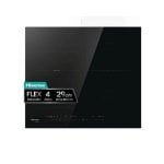 Vitrocerámica de inducción Hisense HI6352BSCE 7400 W 4 zonas Area Flex Control Slider 29 cm negro integrada