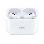 Auriculares Infiniton BE60 inalámbricos Bluetooth con Cancelación de Ruido ANC, Micrófono, Modo Transparencia y Carga Inalámbrica, color blanco