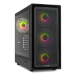 Nox Hummer AERO Semitorre Hyperflow ARGB Schwarz, TypeC