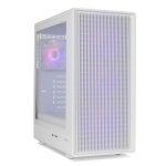 Semitorre NOX Infinity IOTA Mesh ARGB Blanco 4 Ventiladores Vidrio Templado