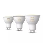 Bombilla Inteligente Philips Hue White Ambiance GU10 Bluetooth/Zigbee Pack 3 Unidades