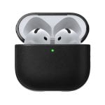 Étui en cuir Nomad pour Airpods 4 noir