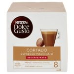 Cápsula de café Nescafé Dolce Gusto Cortado Decaffeinato tueste medio 16 unidades