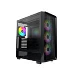 Torre Gaming Montech X5 Black ARGB ATX 3x140mm Ventiladores Vidrio Templado