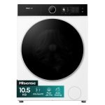 Máquina de Lavar Roupa Hisense Série 5i WF5I1045BWQ Frontal 10,5 kg 1400 rpm A Wi-Fi Branca