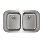 Lavello XXL sottotop Teka BE 2C 780 in acciaio inox a doppia vasca