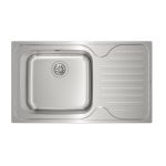 Fregadero Teka Classic Max 1C 1E acero inoxidable rectangular 1 seno 860x500 mm