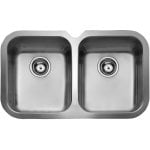 Lavello da appoggio rettangolare in acciaio inox Teka BE 2C 765, 2 vasche, 20 cm