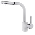 Grifo Teka ARK 938 W acero inoxidable blanco caño estándar giratorio 3/8" Grifo Teka ARK 938 W acero inoxidable blanco caño estándar giratorio 3/8"