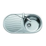 Fregadero Teka DR 80 1C 1E Undermount Ovalado Acero Inoxidable 18/10