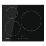 Placa de Indução CATA IB 6303E2 BK 3 zonas Controlo Tátil Booster 59cm Preta