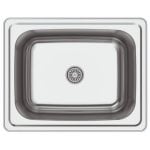 Fregadero CATA CSS60-1 Acero Inoxidable 636 x 504 mm Un Seno Encimera Plaza