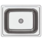 Fregadero Cata CSS60-1 Acero Inoxidable 636 x 504 mm Un Seno Encimera Plaza