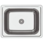 Fregadero CATA CSS-1 Acero Inoxidable Plaza 500x400 mm 1 Seno Escurridor Derecho