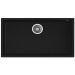 Fregadero Teka Square 72.40 TG negro 1 seno Tegranite+ bajo encimera 720x400 mm