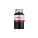 Tritarifiuti da lavello Teka TR 550, alimentazione continua, 0,55 CV, 1725 RPM, 980 ml, acciaio inox/nero