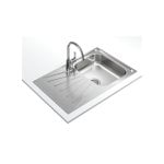 Lavello Top-mounted Teka StarBright 45 E-XP 1C 1E Inox Rettangolare