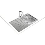 Fregadero Teka STARBRIGHT 45 E-XP Acero Inoxidable 1 Seno Escurridor Izquierda