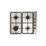 Placa de gas Teka E/60.3 40 Acero Inoxidable 60 cm Integrada 4 fuegos