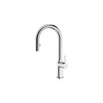 Rubinetto da cucina Teka Oval 9382, caño retrattile, monocomando, cromato, 3/8"