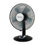 Ventilatore da tavolo con pale Ø35 cm 45W 2 velocità Oscillante Nero/Blu/Argento
