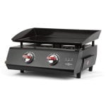 Plancha a gas Vitrokitchen PG230NB 5000W 1 zona 530x470mm negra independiente