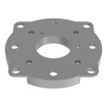 Supporto di montaggio universale in alluminio per Axis 02111-001, compatibile con AXIS Q6215-LE / Q8641-E / Q8642-E / Q8685-E / Q8685-LE / Q8741-E / Q8741-LE / Q8742-E / Q8742-LE, 4 pezzi