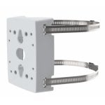 Supporto universale AXIS T91B47 per montaggio su palo, grigio, acciaio inossidabile