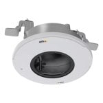 Supporto di montaggio metallico compatibile con Axis 01757-001, bianco, 1/2 e 3/4"
