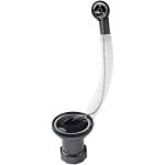 Fregadero Teka 61001300 Negro Válvula 1.5 con rebosadero Diseño Exclusivo