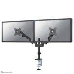 Supporto da scrivania Neomounts DS70-750BL2 doppio monitor 17-27" molla a gas nero