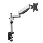 Soporte monitor V7 DT2SS Para escritorio ajuste manual hasta 32 pulgadas plata