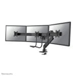 Supporto per tre monitor Neomounts NM-D775DX3BLACK, molla a gas, 17-27"