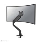Supporto da scrivania Neomounts DS70S-950BL1 per monitor da 17-49" con molla a gas, Topfix, nero