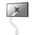 Supporto da scrivania per monitor Neomounts DS70-250WH1 17-35" movimento completo, molla a gas, Topfix, bianco