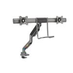 Monitorarm SmartFit, Pinza/Atornillung, 18 kg, 32", 100 x 100 mm, Höhenverstellung, Grau