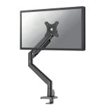 Supporto da scrivania Neomounts DS70-250BL1 17-35" con molla a gas, fissaggio Topfix, nero