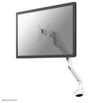 Braccio monitor Neomounts FPMA-D750WHITE2 bianco con molla a gas e regolazione ergonomica