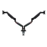 Doppelmonitorarm SmartFit® höhenverstellbar, Schwarz, Tischklemme, 9 kg, 13-34"