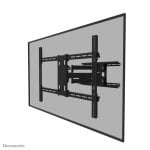 Supporto da parete robusto per TV 55-110" movimento completo, carico 125 kg, regolazione altezza, nero