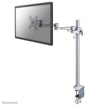 Supporto da scrivania Neomounts FPMA-D935POLE70 per monitor da 10 a 30 pollici, argento