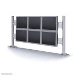 Barra per supporto da scrivania multi schermo Neomounts FPMA-DTB200, 6 monitor 10-24", argento
