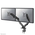 Supporto da scrivania Neomounts DS70-700BL2 per 2 monitor 17-27" con molla a gas, nero
