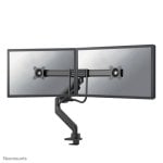 Monitorarm Neomounts DS75-450BL2 Gasfeder Dual 17-32" Clamp Grommet Schwarz
