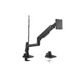 Monitorhalterung SmartFit Premium, Klemme/Schraubbefestigung, 20 kg, 35"-49", 300 x 300 mm, Schwarz