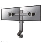 Supporto da scrivania per doppio monitor Neomounts FPMA-D860DBLACK, regolabile, 10-27", nero