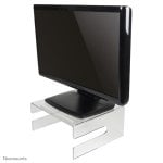 Supporto per monitor/portatile universale Neomounts NSMONITOR50 acrilico, regolabile in altezza, trasparente, 25 kg